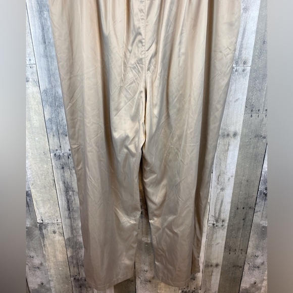 Skims Sporty Satin Straight Leg Pants in Sand Beige Size 4X New! - Picture 7 of 12